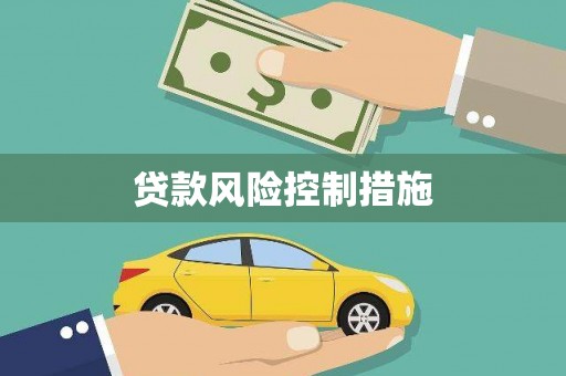 里港贷款风险控制措施
