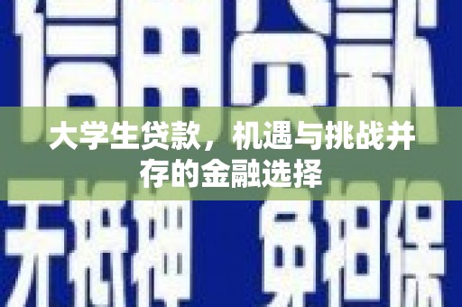 里港大学生贷款，机遇与挑战并存的金融选择