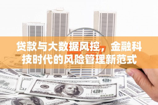 里港贷款与大数据风控，金融科技时代的风险管理新范式