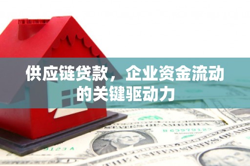 里港供应链贷款，企业资金流动的关键驱动力