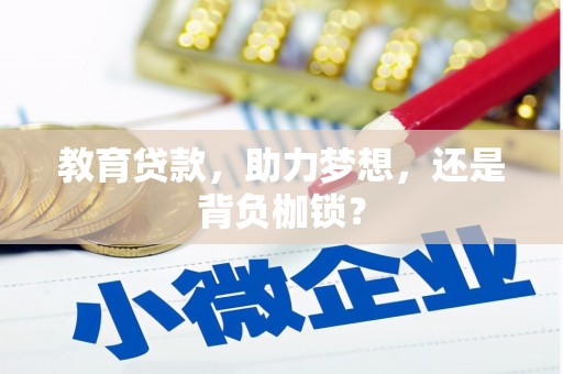 里港教育贷款，助力梦想，还是背负枷锁？