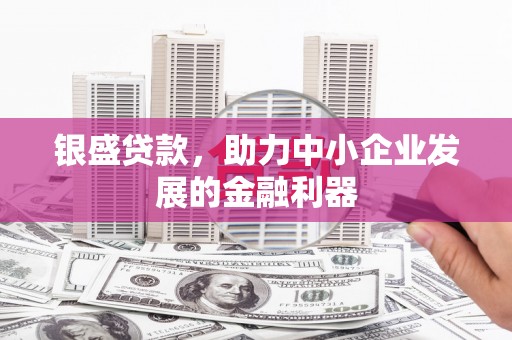 里港银盛贷款，助力中小企业发展的金融利器