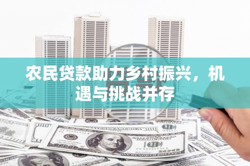 里港农民贷款助力乡村振兴，机遇与挑战并存