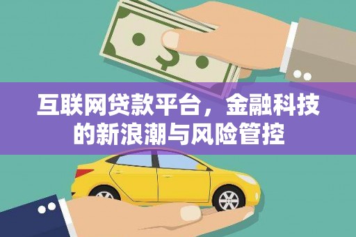 里港互联网贷款平台，金融科技的新浪潮与风险管控