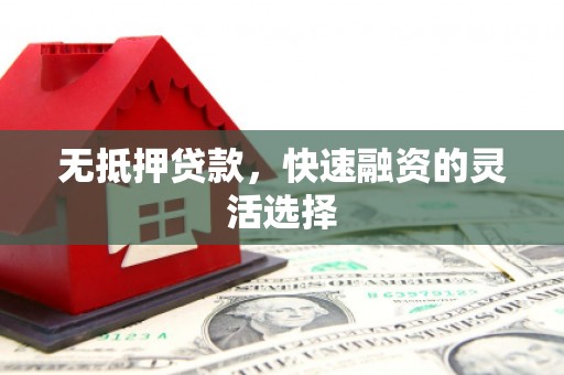 里港无抵押贷款，快速融资的灵活选择