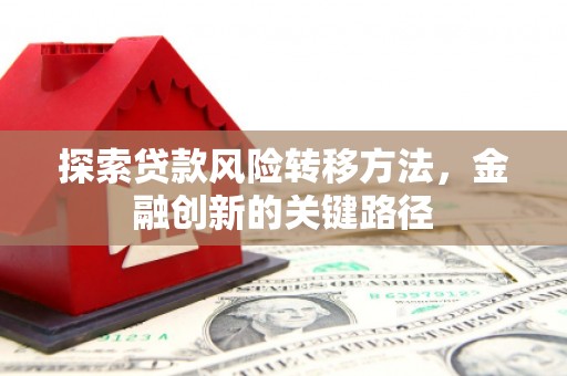 里港探索贷款风险转移方法，金融创新的关键路径