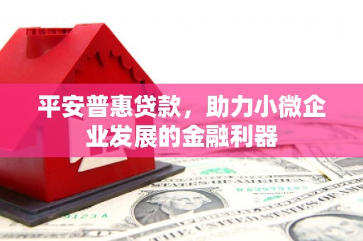 里港平安普惠贷款，助力小微企业发展的金融利器