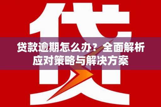 里港贷款逾期怎么办？全面解析应对策略与解决方案