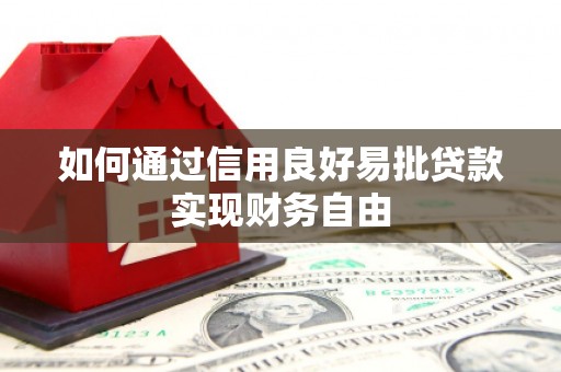 里港如何通过信用良好易批贷款实现财务自由