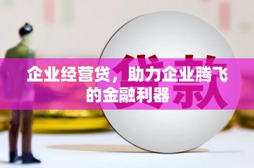 里港企业经营贷，助力企业腾飞的金融利器