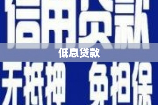 里港低息贷款