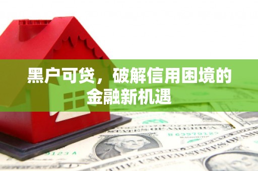 里港黑户可贷，破解信用困境的金融新机遇
