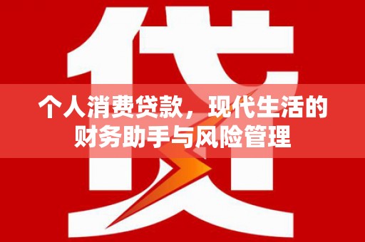 里港个人消费贷款，现代生活的财务助手与风险管理