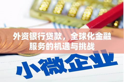 里港外资银行贷款，全球化金融服务的机遇与挑战