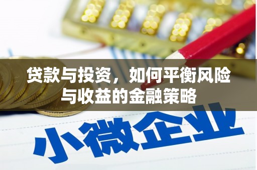里港贷款与投资，如何平衡风险与收益的金融策略