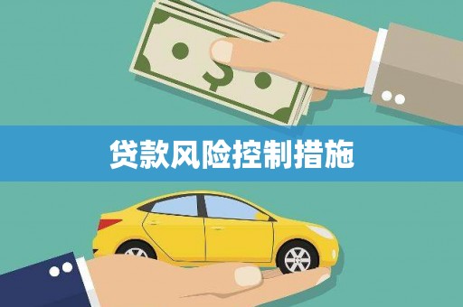 里港贷款风险控制措施